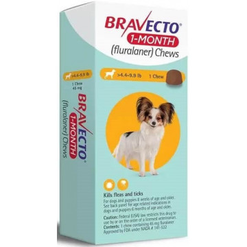 Bravecto 1-Month Chews 4-10 Category