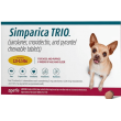 Simparica Trio Chewable Tablets 2.8-5.5 lbs 1 dose