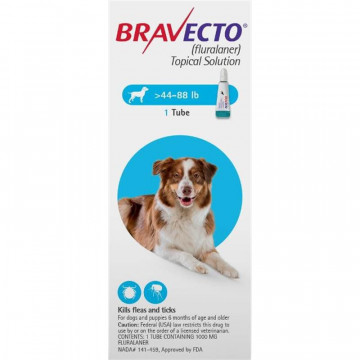 Bravecto Topical 44-88 lbs Category